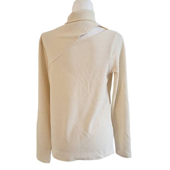 Willow Drive Cut Out Turtleneck Long Sleeve Top - Picture 5 of 9